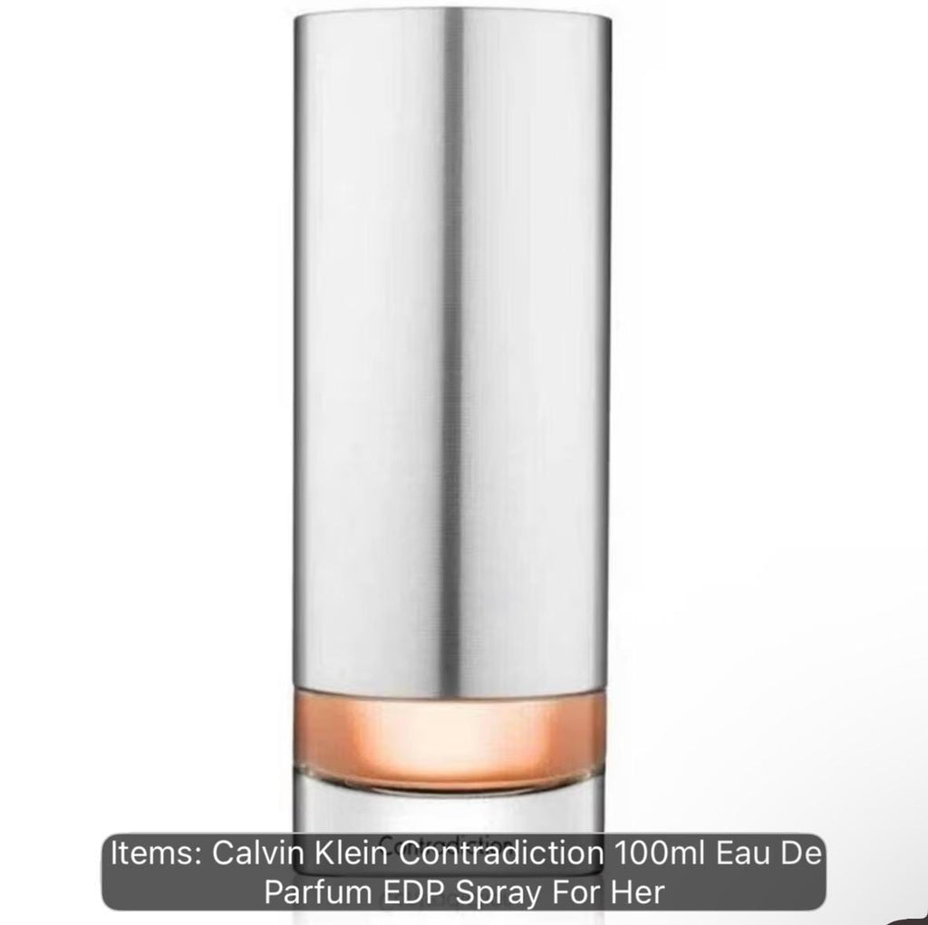 Calvin Klein Contradiction 100ml Eau De parfum EDP Spray For Her