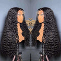 original Burmese Human hair curl wig customizable 2x6 36  inches 350g