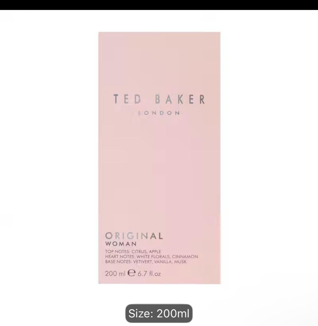 TED Baker Woman pink eau de toilette for women floral green fragrance with fresh peach freesia, jasmine, warm musk and vanilla perfume spray