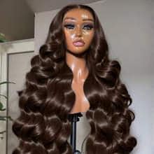 Original Human Hair Body Wave Wig: Customizable 5x5, 36 inches, 350g