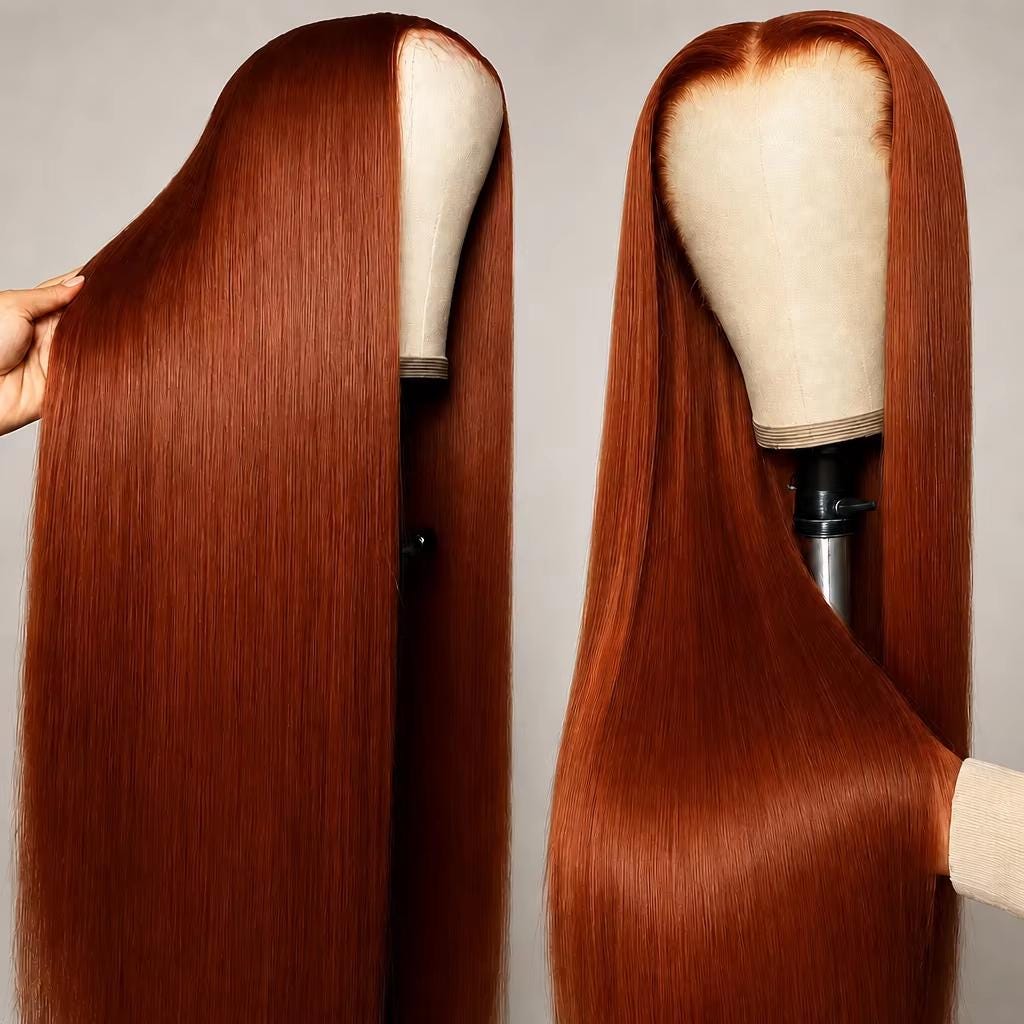 Original Human Hair Bone Straight Wig, Customizable 5x5, 40 inches, 400g