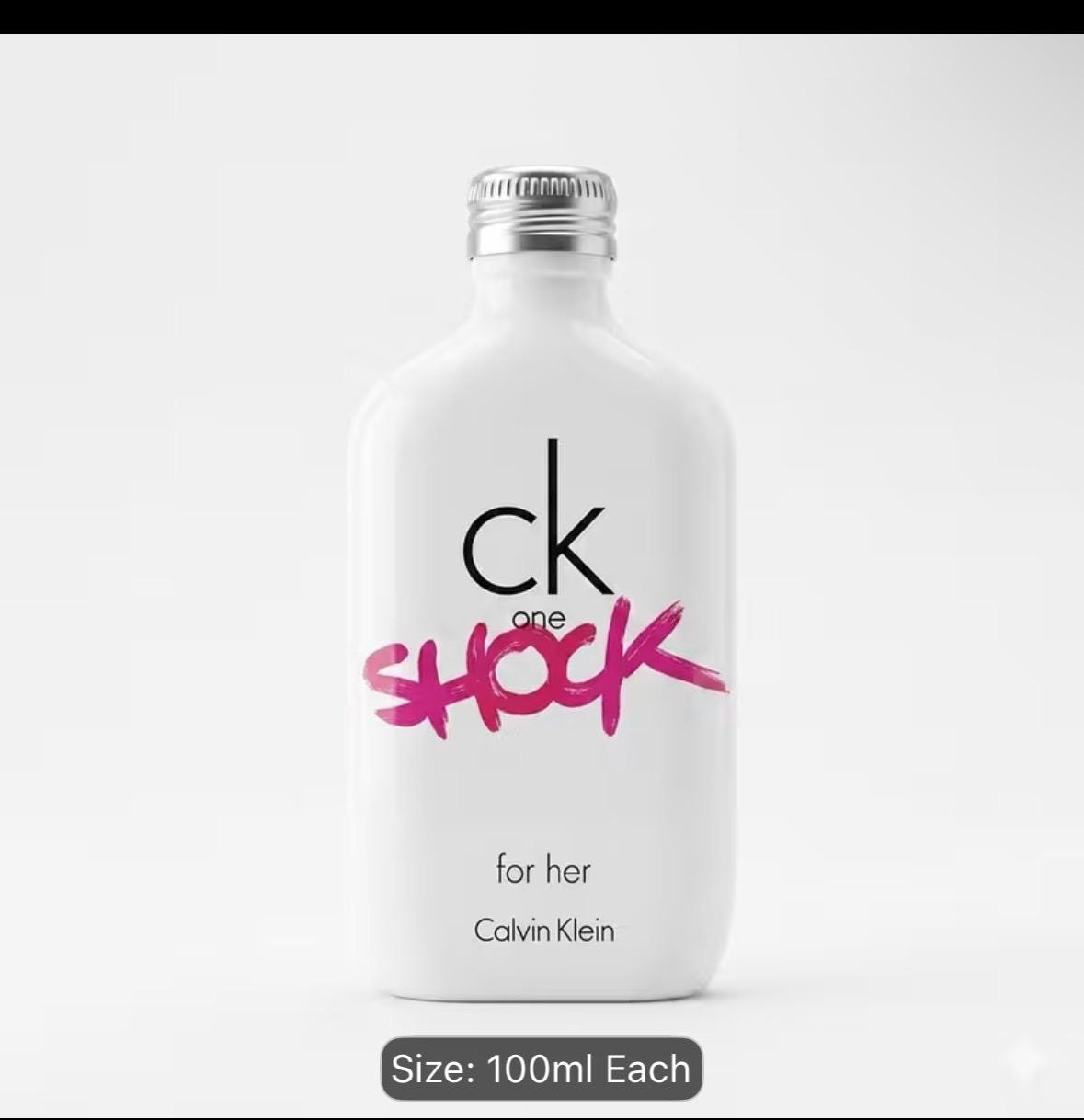 Calvin klein CK one shock for her 100ml + Ck all unisex 100ml Fragrance Bundle- 2 Designer PERFUMES EDT Set-Long Lasting SIgnature Scent