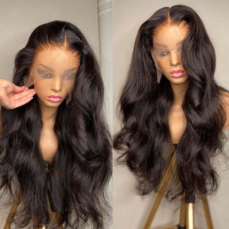 Original Human Hair Body Wave Wig: Customizable 4x4, 24 inches, 280g