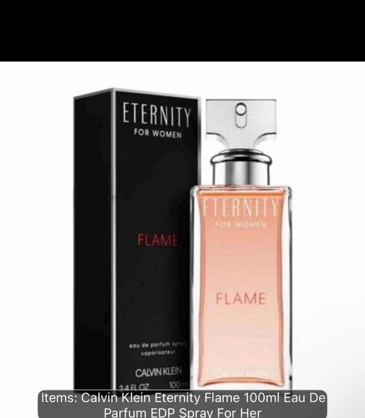 Calvin Klein Eternity Flame Eau De Parfum EDP Spray for Her