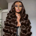 Original Human Hair Body Wave Wig: Customizable 4x4, 24 inches, 280g