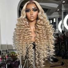 Original Human Hair Deep Wave Wig: Customizable, 5x5, 32 inches, 300g