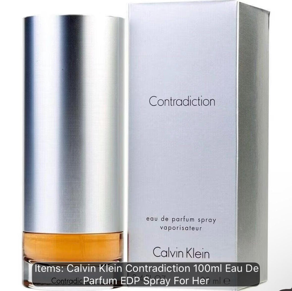 Calvin Klein Contradiction 100ml Eau De parfum EDP Spray For Her