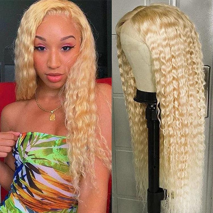 Original Human Hair Deep Wave Wig: Customizable, 13x6, 20 inches, 280g