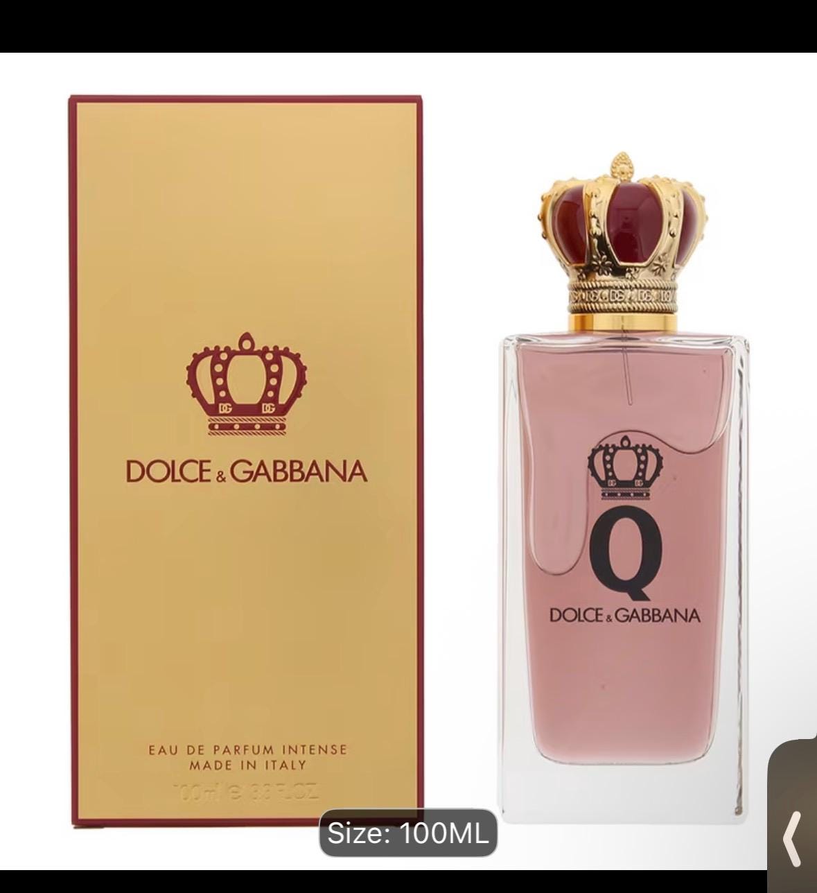 Dolce & Gabbanna Q Eau de Parfum intense 100ml spray for her