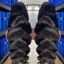 Original Human Hair Body Wave Wig: Customizable 13x4, 28 inches, 300g